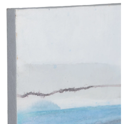 Pintura Abstracto Azul-Blanco Lienzo 140 X 2,80 X 70 CM