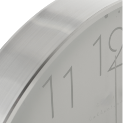 Reloj Pared Aluminio Ø31x4cm