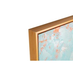 Cuadro Abstracto Tonos rosa y Azul 90x180cm