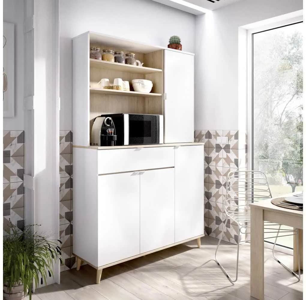Mueble auxiliar cocina: gana espacio y estilo sin obras